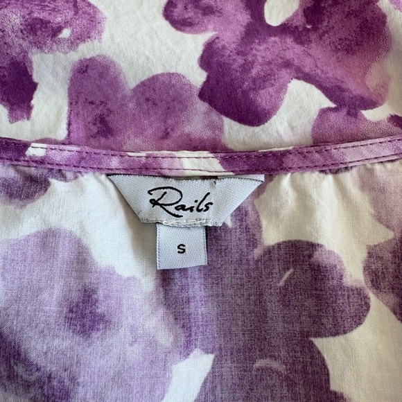 Rails Iris Watercolor Floral Mini Dress | Size Small - Picture 7 of 8